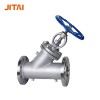 Hand Operated 2 Inch Ss Y Type Jacketed Globe Valve for Chemical Acid