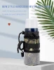Handlebar cup drink holder insulated stem bag bicycle water cup drink holder bicycle bag