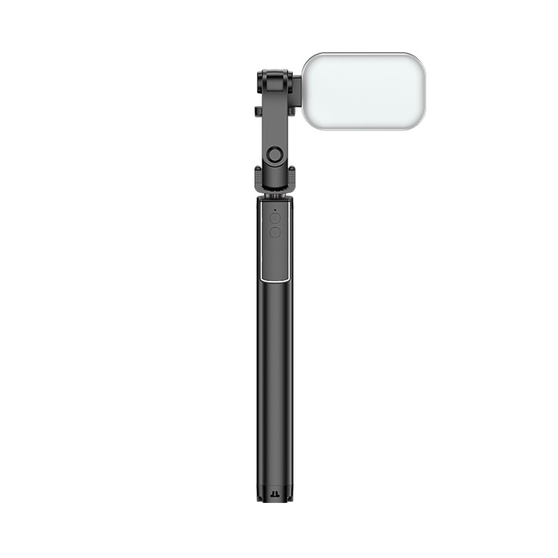 HB-A small lighting black aluminum holder traveler smartphone self photo portable monopod selfie stick mobile tripod