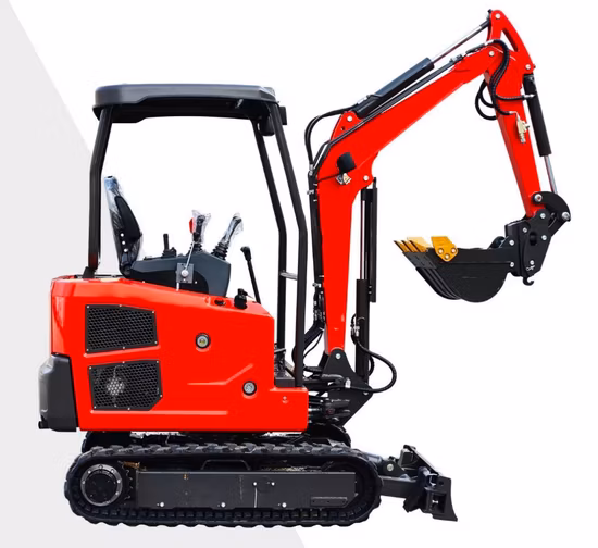 Import Hc25 Factory Direct Supply of 2500kg Mini Excavator, 1ton Crawler Excavator, EPA/Euro 5 Certification for Export to Europe and America from China