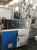HDPE PVC Plastic single-wall corrugated pipe production line extruder machine/pipes extruders