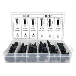 HE42 automotive plastic fastener Pom automotive adhesive clip fastener 146 pieces