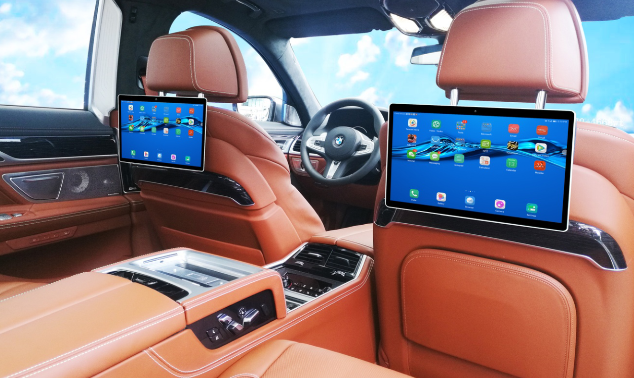 Buy Headrest Display Monitor Android 9.0 12v Car Tv Player Touch Screen ...