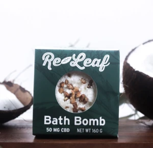 Health Naturally CBD Oil Re-Leaf Bath Bomb 50mg