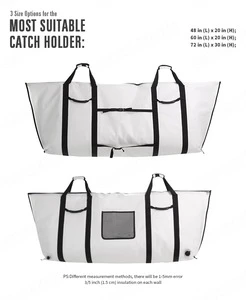 Heavy Duty waterproof Fish Bags Transport for live Fish Safely and Leak With Zipper Closure