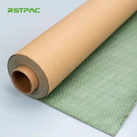 Heavy Steel Duty Kraft Paper Woven Fabric Composite for Book Furniture Packaging