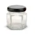 Import Hexagonal Glass Jars for Jam, Honey,Candies,Baby Foods, DIY Magnetic Spice Jars from China