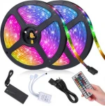 High Brightness 1M -5M 5050 DC5V IP65 Flexible RGB TV Backlight kit Waterproof led Strip Light with 44 Key IR Remote Controller