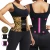 Import High Elasticity Weight Loss Abdominal Compression  Leopard Print Sweat Band Slimming  neoprene waist trainer from China
