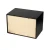 Import High Grade Custom Size Black Square MDF Wooden Cremation Urn For Human from China