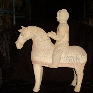 High imitation terracotta army made of pottery clay