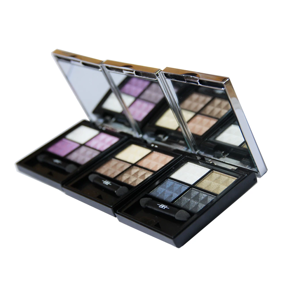 High pigment 4 color eyeshadow palette wholesale / private label eyeshadow