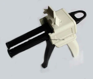 high quality 50ml 1:1 Two Component Dental Rubber Extruder Gun caulking gun