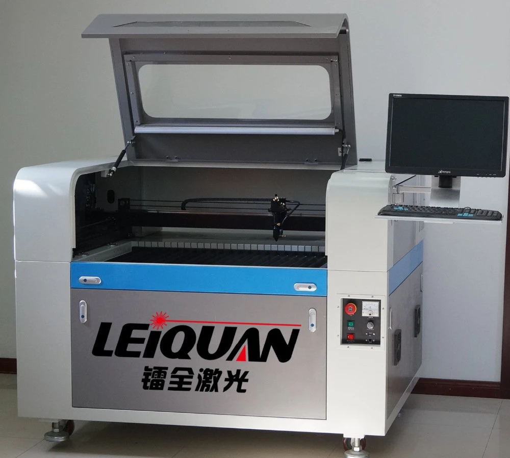 High quality cnc laser cutting machine with best price for acrylic/wood/glass/cloth/leather/bamboo/plastic/rubber/tile
