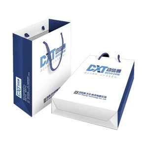 High quality custom logo printing decorative Gift Paper Bags for shopping
