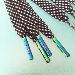 High quality eco-friendly customized logo polyester specially designed for clothing shoelaces flat rope factory direct sales