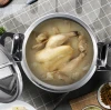 High Quality Explosion proof pressure cooker With Double Safety Devices Easy Clean aluminum  Pressure Cooker