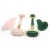 High quality facial massager rose quartz gua sha tool set jade roller with box packing
