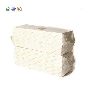 High quality food container paper hamburger/ bread packaging box paper tray made in China