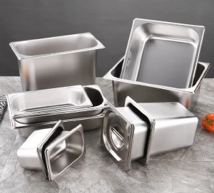 High quality Full Size steel  food container stainless steel GN Pan for Restaurant Equipment