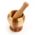 Import High Quality Handmade bamboo Mortar and Pestle with FDA certificate from China