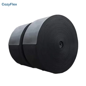 High quality impact resistant rubber conveyor belt price flat rubber conveyor belt for sand mine