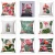 Import High quality latest 50% Cotton 20% Polyester 30% linen  fashion customized bird  flamingo design printed cushion cover from China