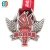 Import High Quality New Design Custom Metal Cycling Marathon 5km Medals from China