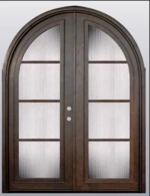 High quality ornamental iron exterior doors iron window grill doors
