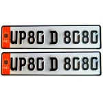 High Quality Personality Printed Aluminum Metal Car License Plate