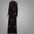 Import High Quality Print flower Muslim Dress Turkish Design Long Kaftan Floral casual abaya Islamic Clothing from China