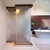 High quality shower enclosure frosted glass frosted shower rooms sandblasting tempered glass door