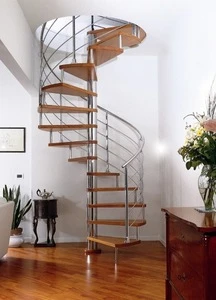 High quality Spiral Staircase Decorative Wood Steps Stair Design