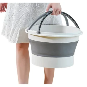 High Quality Square PP Material Foot Washing Basin New Fashion Plastic Folding  Bucket for Car Storage for Water Use