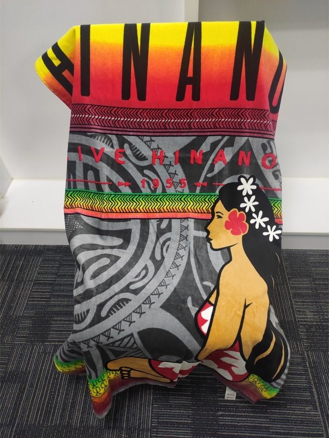 Hinano Custom Printed Sexy Women Swimsuit Cotton Beach Towel
