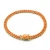 Import Hip Hop Women Polish Custom Stainless Steel 18K Gold Plated Colorful Cuban Link Chain Hand Bracelet from China