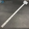 Hiplastics clear plastic hanging clip strip of fabric and pvc merchandising products display for supermarket shelf
