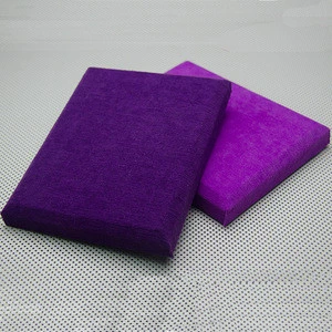 Home Theater Decoration Sound Absorption Fabric Acoustic Foam Panels