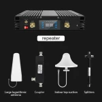 Home/office use cell phone signal repeater GSM900 DCS 1800MHz 2600MHz tri band signal booster amplifier 4g lte 3g repeater