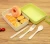 Import Hot Product Widely Used Eco Friendly Wheat Straw Plastic Retro Lunch Box Lunchbox Cutlery from China
