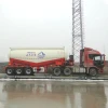 Hot Sale 3 Axle 42cbm Powder Transporting Bulk Cement Tanker Semi Trailer