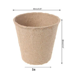 Hot sale 3.15 inch seeding cup garden plants nursery paper pots biodegradable seedling peat cups