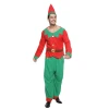 Hot Sale Christmas Family Elf Cosplay Dress Up For Adults Kids Christmas Theme Party Costumes