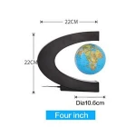 hot sale custom map shape magnetic levitating floating rotation globe for home school