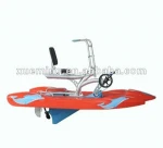 hot sale fishing plastic single seat water pedal bike