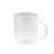 Import Hot sale frosted sublimation glasses 11oz blanks coffee mug travel mug sublimation glass from China