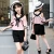 Import Hot Sale Girls Summer Off-shoulder Boutique Clothing Set Kids Outfits from China