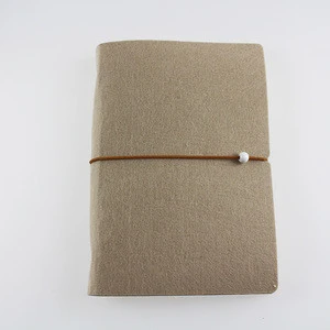 hot sale handmade wool felt notebook cover dairy book decorative cover with elastic strap