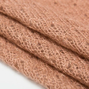 Hot sale hollow out jacquard wool acrylic blend fabric for scarf