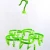 Import Hot Sale laundry plastic clothes hanger with pegs for clothes drying rack from China